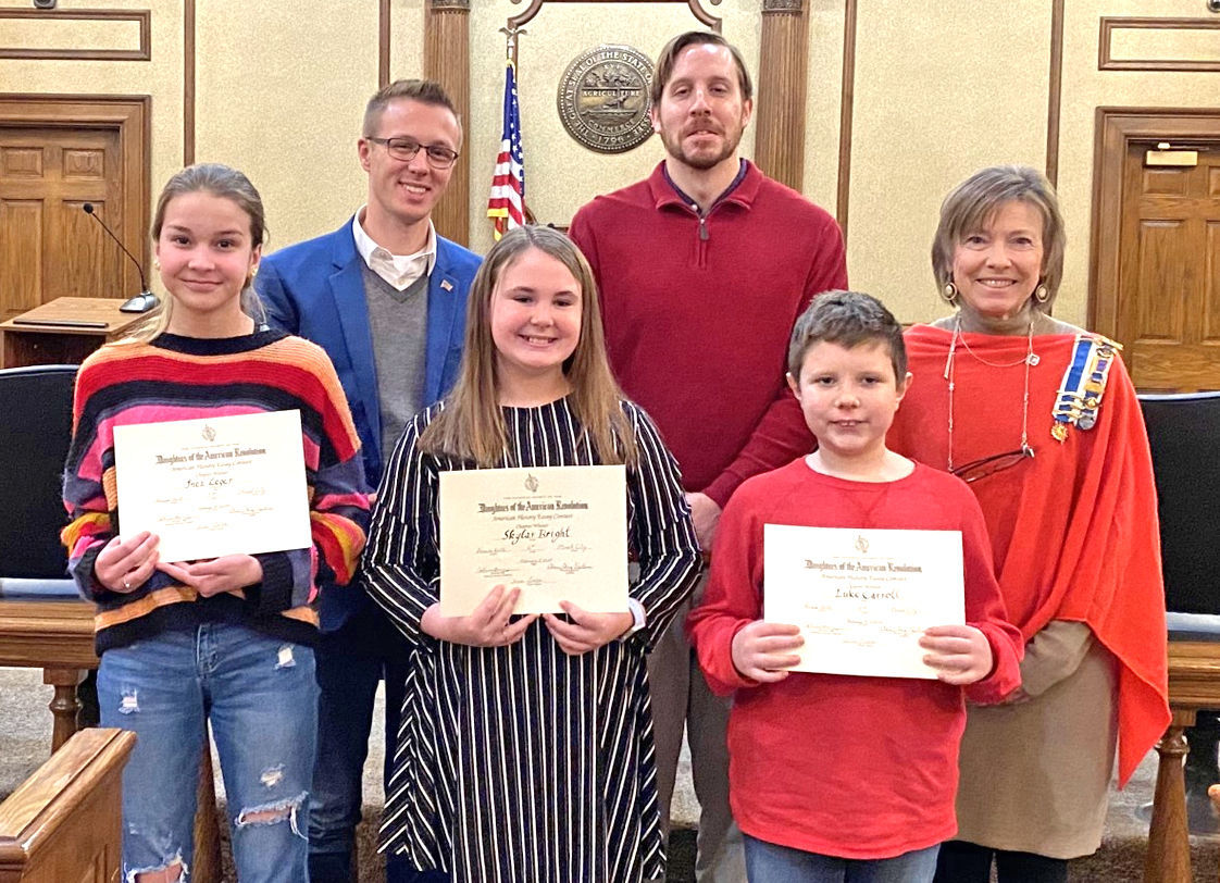 Local students honored for essays